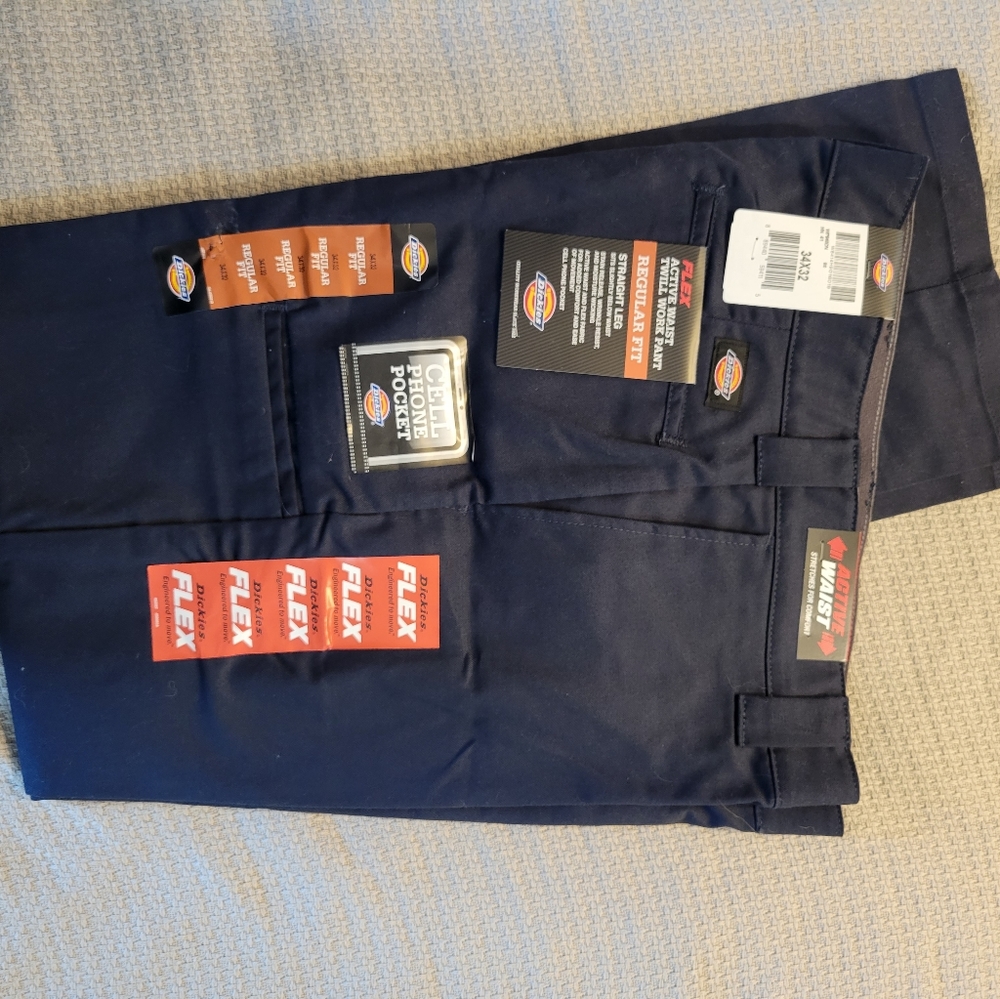 34 x 32 Dickies Work Pant Navy Blue